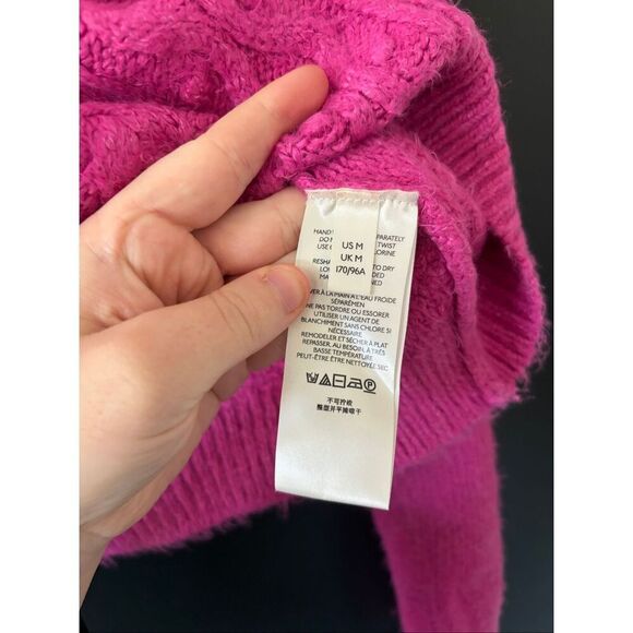 Free People Every Cloud Pullover Fuschia Fizz Size Medium - Picture 7 of 9